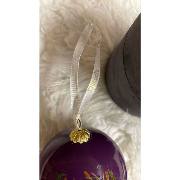DILLARDS The Style Of Christmas Six Geese A Laying Glass Ornament 12 Days Xmas - Picture 11 of 16